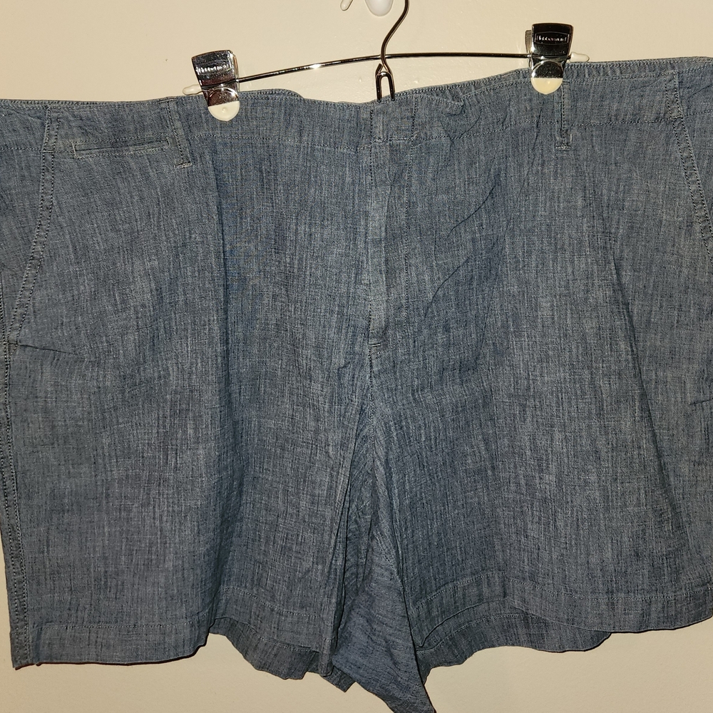 Women's Blue Casual Shorts